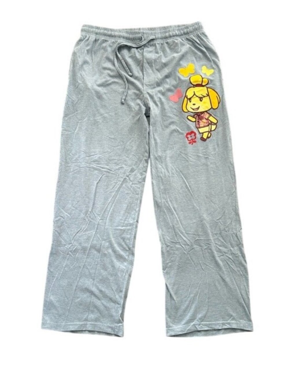 Animal Crossing Unisex Pajama Pants Isabelle Character Graphic Sz Medium